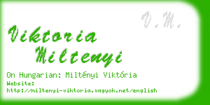 viktoria miltenyi business card